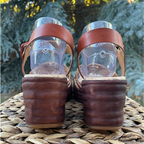 NEW Korks Marley Woven Vegan Leather Wedge Platform Sandals. Women’s size 10 - Picture 5 of 8
